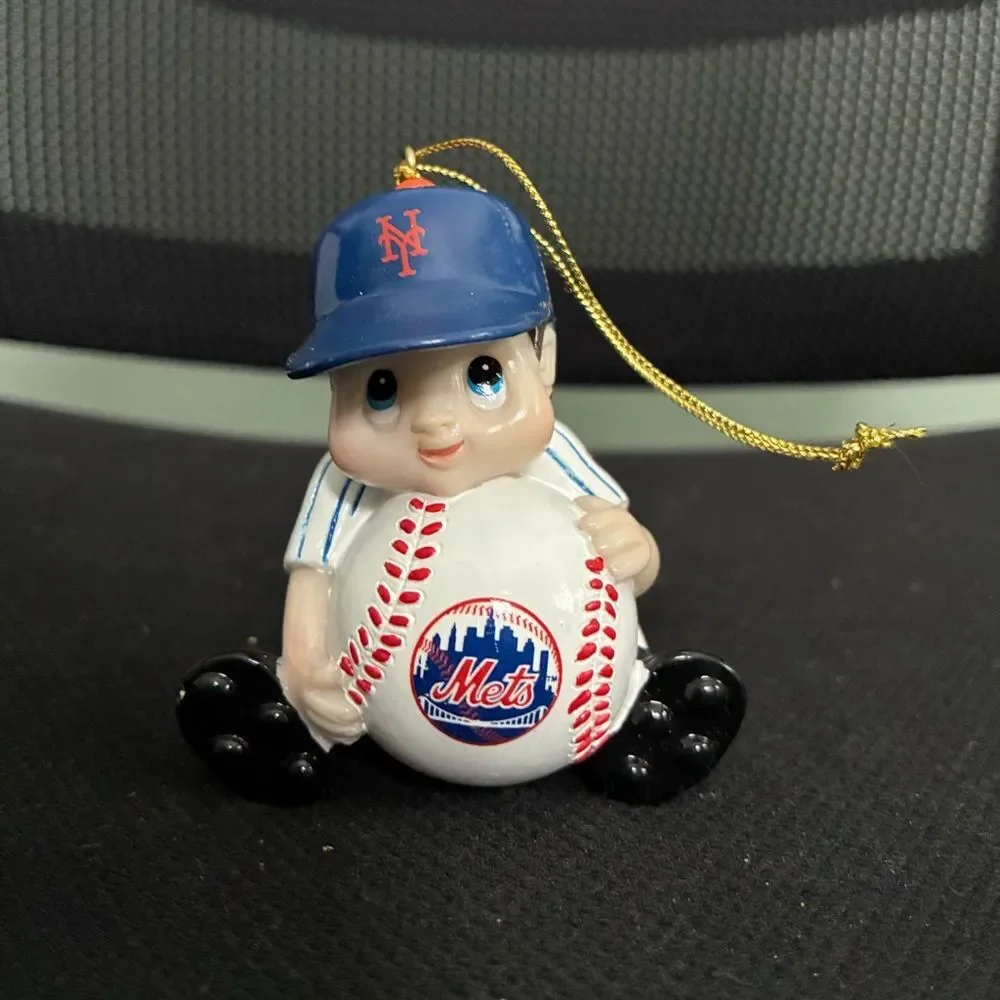 MLB Baseball NY Mets Baby Player Lil Fan Christmas Ornament Decoration